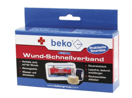 beko CareLine Wund-Schnellverband Box 2 Rollen a 4,50 m