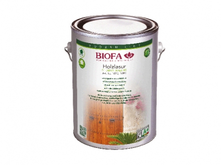 BIOFA 100146 Holzlasur, farbig, lsemittelhaltig 2,5 Liter