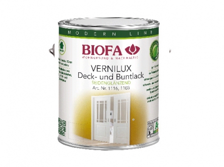 BIOFA 111647 Vernilux Decklack seidenglnzend 5,0 Liter