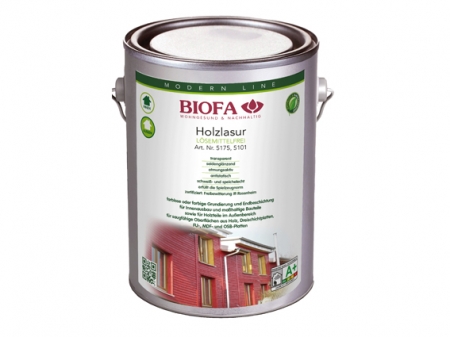 BIOFA 510136 Holzlasur, farbig, lstemittelfrei 2,5 Liter