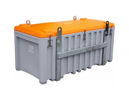 Cemo CEMbox 750 Liter, kranbar grau/orange