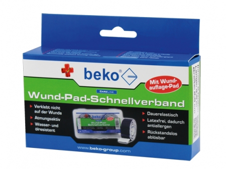 beko CareLine Wund-Pad-Schnellverband Box 2 Rollen a 4,50 m