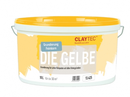 Claytec 13.420 Grundierung Die Gelbe 5 Liter