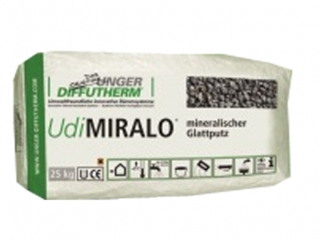 UdiMiralo Mineralischer Glattputz Wei <1,0 mm